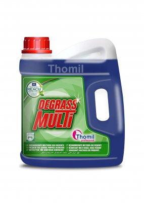 DEGRASS MULTI, 4 litros: Desengordurante multiusos uso frequente I THOMIL