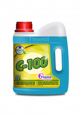 C-100, 2 litros: Renovador detergente neutro de pavimentos abrilhantados I THOMIL