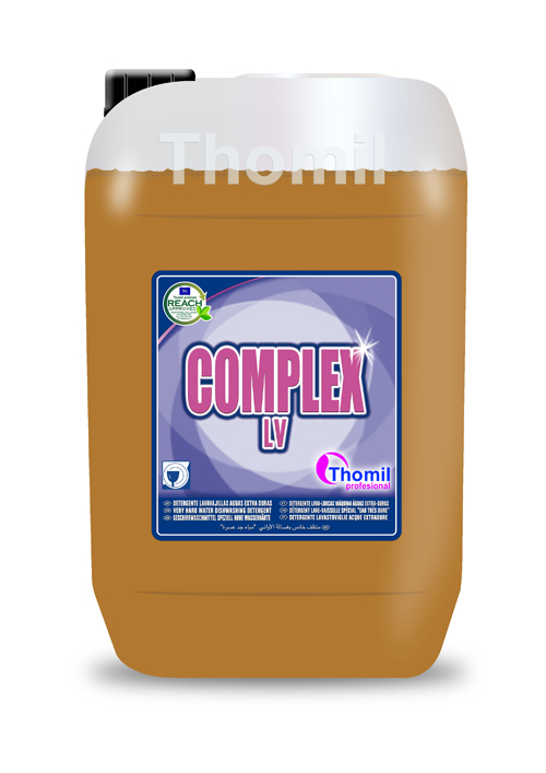 COMPLEX LV, 12kg: Detergente lava-louças máquina águas extra-duras I THOMIL