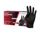 Luvas de Nitrilo Cuatrogasa Extreme sem pó Preta 6g (Pack 100)