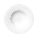 Prato de sopa, branco, 23 cm (Linha Waves)