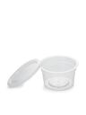 Embalagem tipo molheira com tampa em PP, 75 ml - Pack 50 unidades