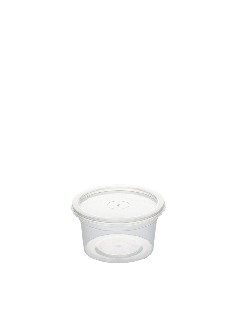 Embalagem tipo molheira com tampa em PP, 75 ml - Pack 50 unidades