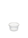 Embalagem tipo molheira com tampa em PP, 75 ml - Pack 50 unidades