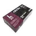 Luvas de Nitrilo Santex Flash Black sem pó Preta 6g (Pack 100)