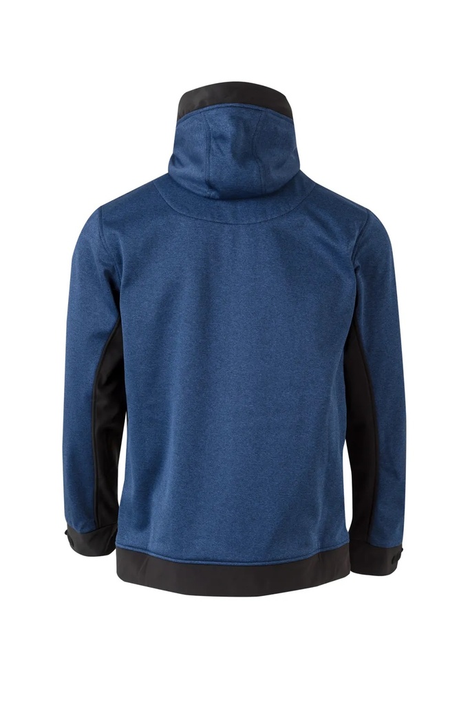 Casaco softshell bicolor com capuz