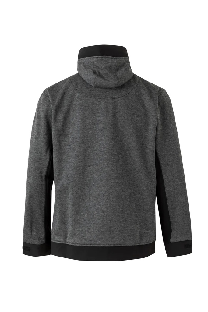 Casaco softshell bicolor com capuz
