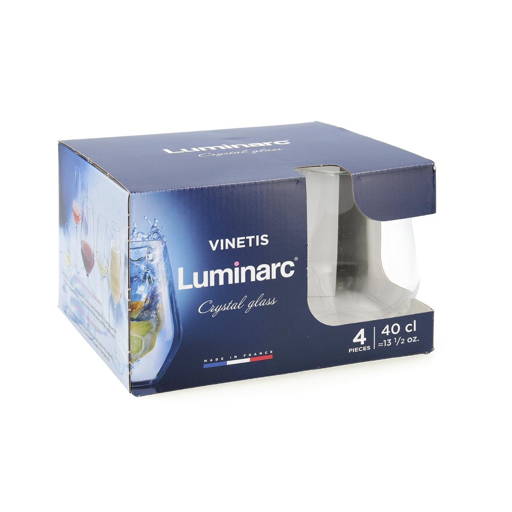 Copo, 40 cl linha VINETIS  -  LUMINARC (preço unidade)