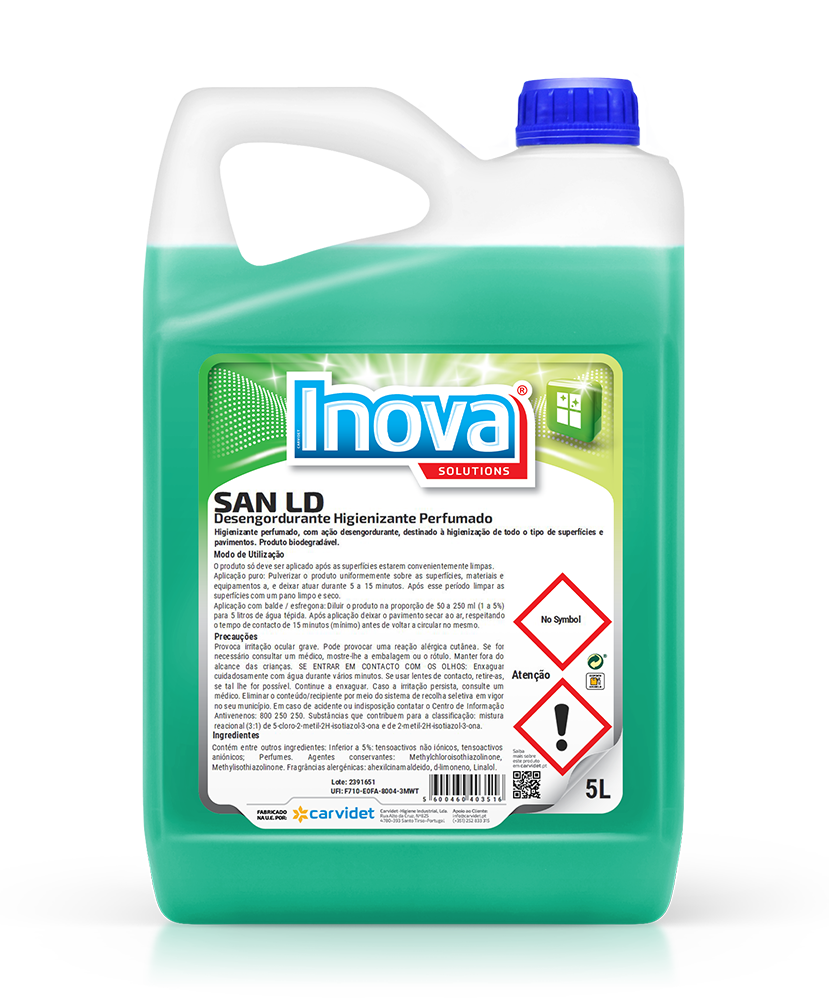 LTS CITRUS EXTRA, 5 litros: Detergente lava tudo higienizante I INOVA