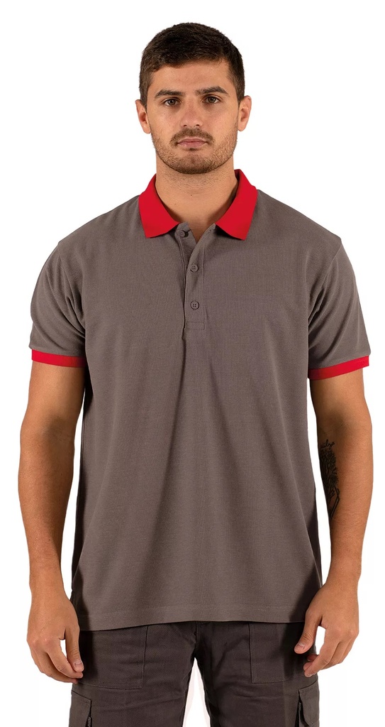 Polo Bicolor, 80% Algodão 20% Poliester, 210/220 gr