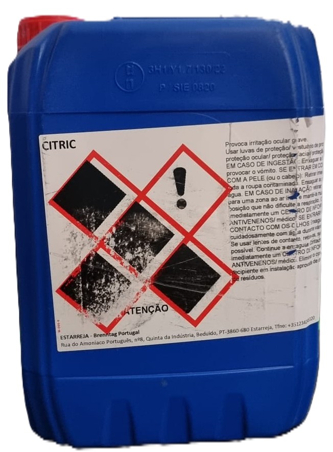 CITRIC, 10 kg: Detergente desincrustante ácido I BRENNTAG