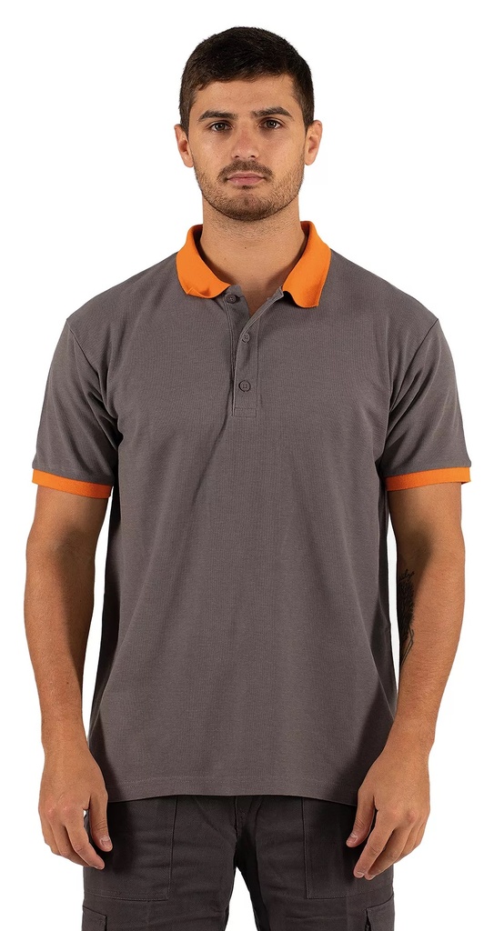 Polo Bicolor, 80% Algodão 20% Poliester, 210/220 gr