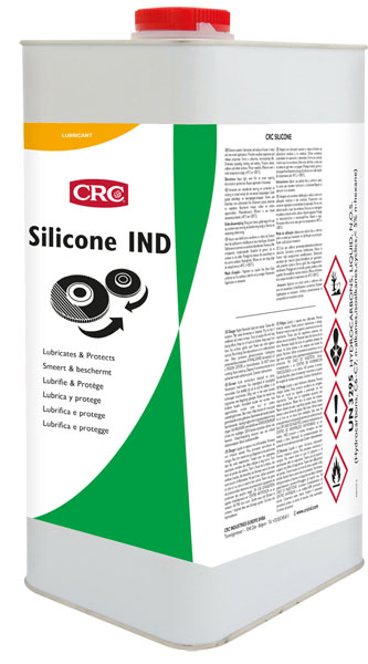 Silicone Ind 5Litros: Lubrificante de silicone uso geral para lubrificação de plástico I CRC