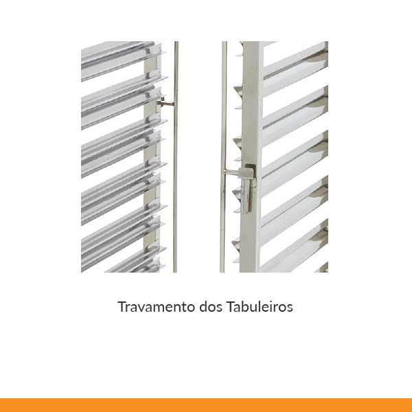 Carro de transporte de tabuleiros em inox I 16 tabuleiros GN 1/1 (cópia)