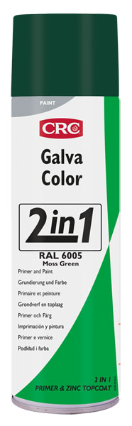 Galvacolor 6005 500ml: Primário de fosfato de zinco 2 em 1  e tinta semibrilhante I CRC