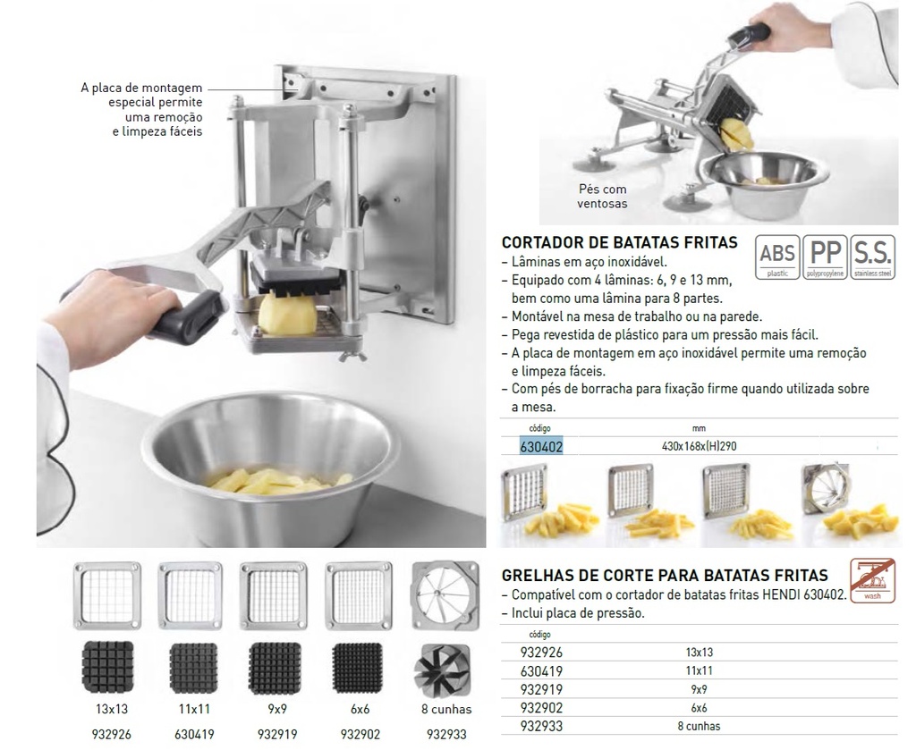 Cortador de batata frita