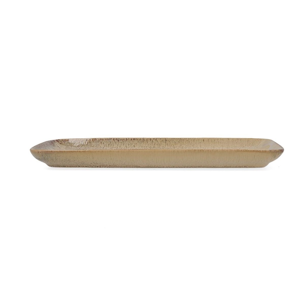 Travessa em cerâmica GRÉS castanho , 28x14 cm I Linha IKONIC I Caixa de 4 unidades I BIDASOA (cópia)