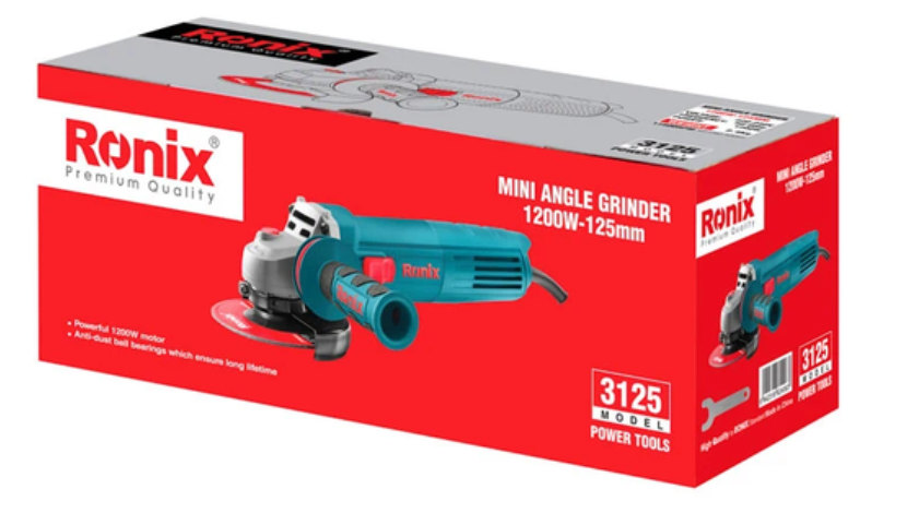 Rebarbadora elétrica I 1200W-125mm-240V I modelo 3125 I RONIX