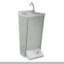 Lava mãos em inox de pedal com misturadora I Modelo: PL40QF900