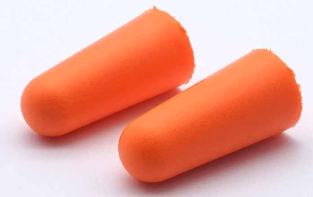 Tampões de proteção p/ ouvidos c/ fio em bolsa individual I cx de 200 pares I SNR 37 DB I SAFETOP