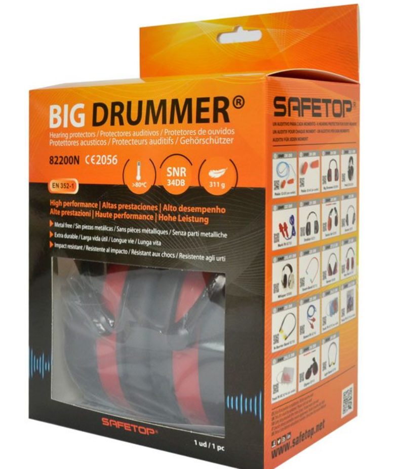 Protetor Auditivo dialétrico I SNR 34 DB I SAFETOP