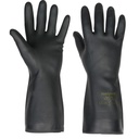 Luva química neoprene I pack 10 unid cx 100 pares I modelo: NEOFIT I SAFETOP