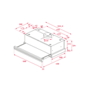 Exaustor telescópico TEKA I Modelo: TOTAL CNL 6415 PLUS WH I Classe A