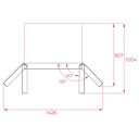 Frigorífico combinado TEKA I Modelo: RFD 77825 GBK EU I Classe: E
