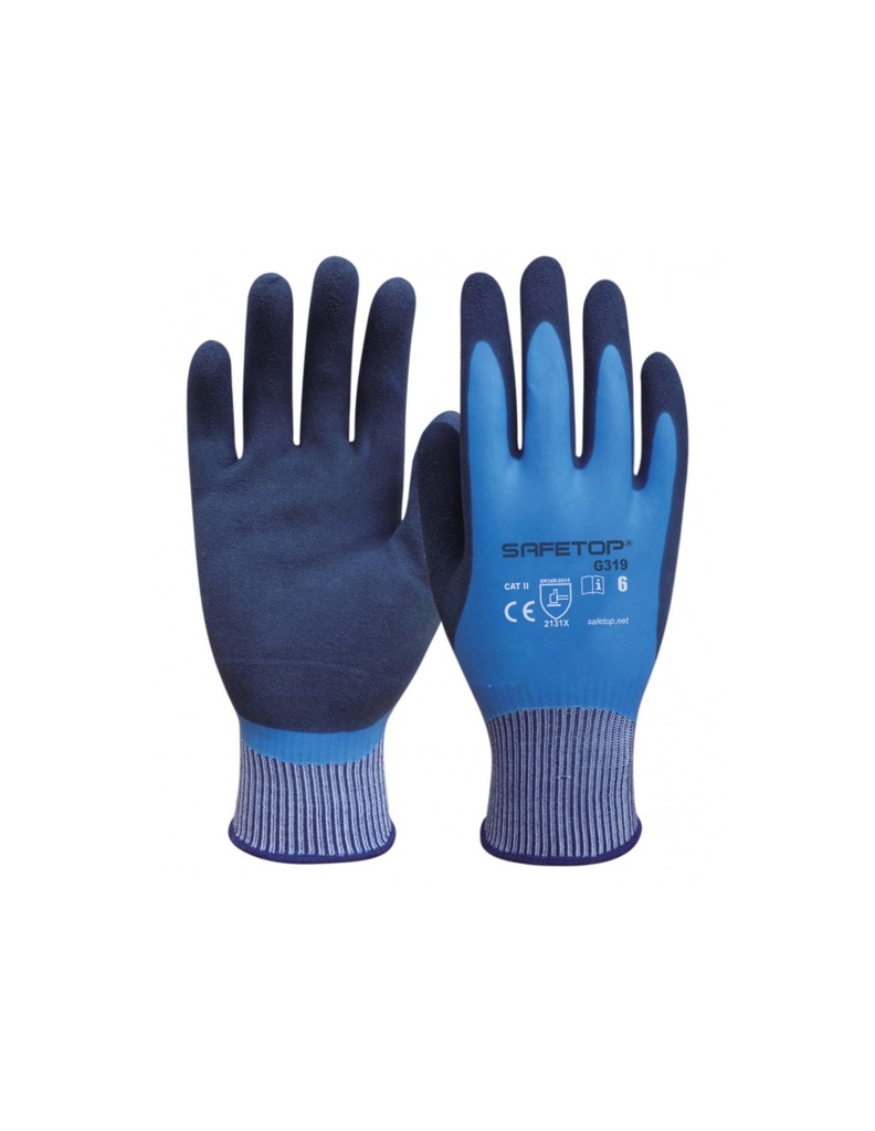 Luva  I pack 12 unid cx 120 pares I modelo: RAISOFT I SAFETOP