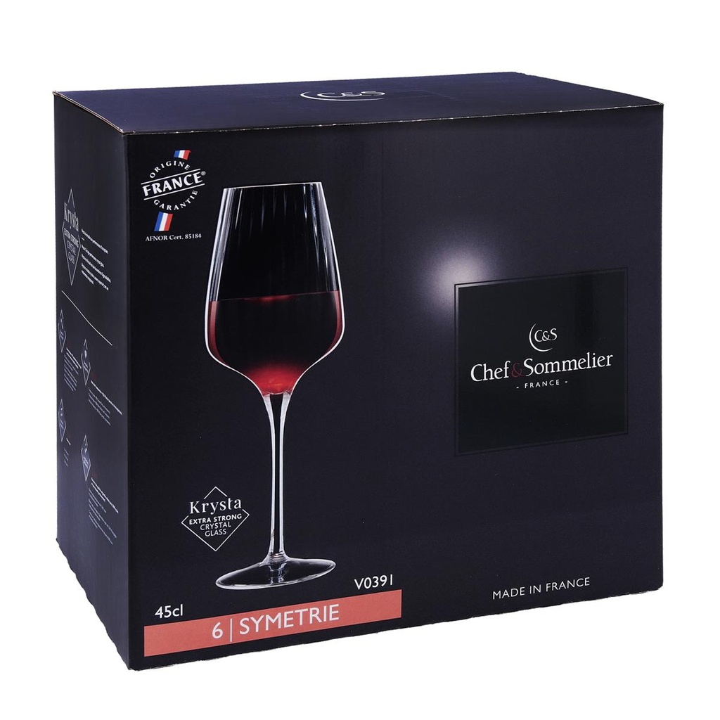 Cálice em vidro, linha: SYMETRIE, capacidade 45 cl I CHEF&SOMMELIER