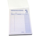 Bloco empregado de mesa auto-copiativo I A6 15x10,5cm