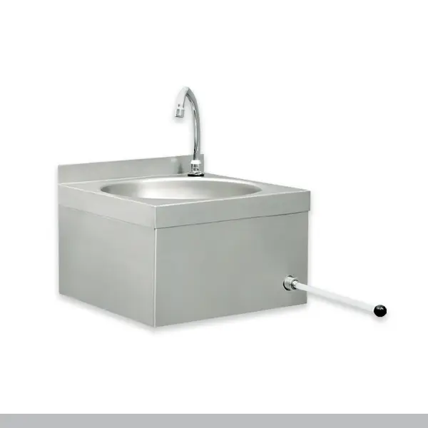 Lava mãos em inox de pedal com misturadora I Modelo: PL40QF900 (cópia)