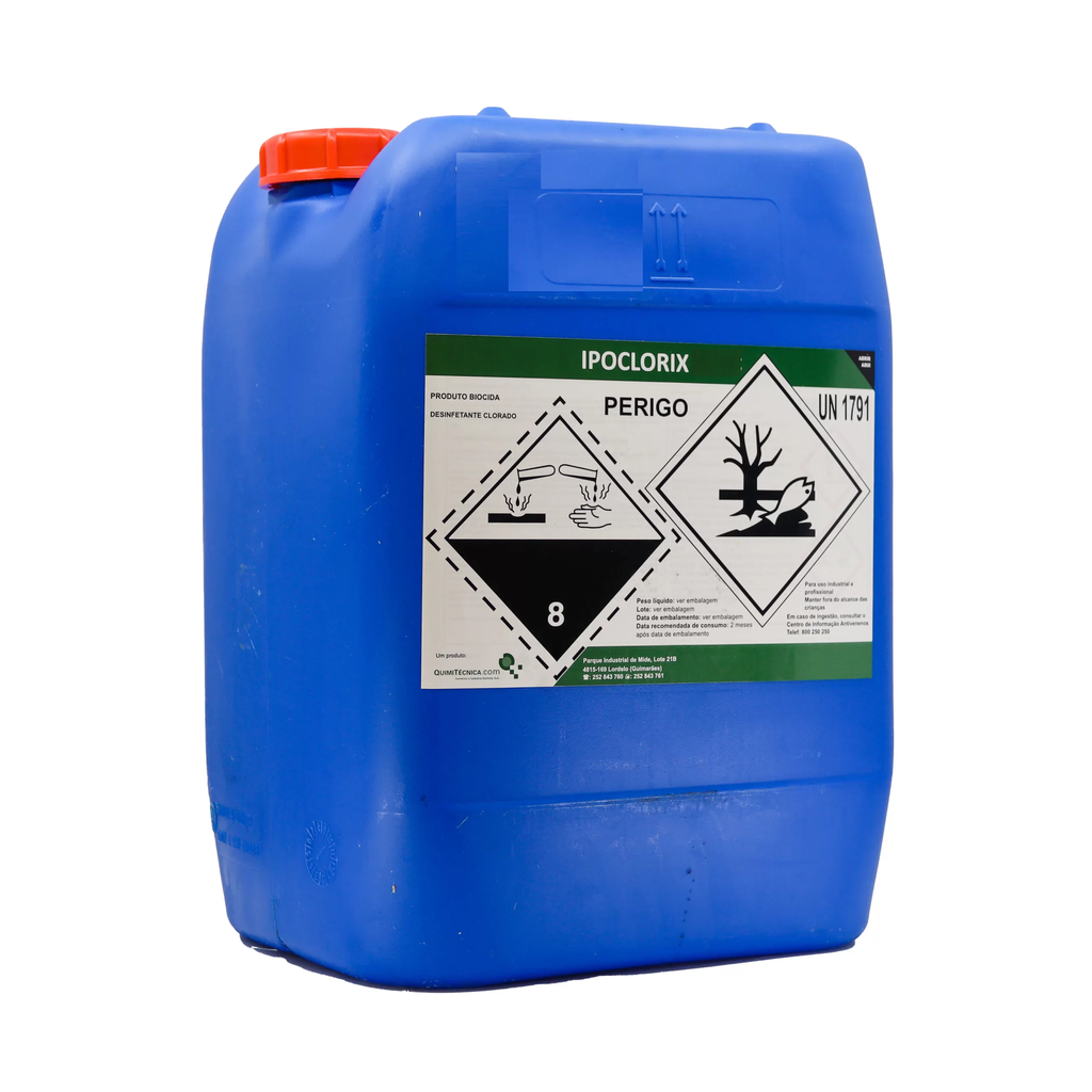 IPOCLORIX FOOD, 25 kg: Desinfeção em indústria alimentar de equipamentos, materiais e superfícies TP4 I BRENNTAG (cópia)