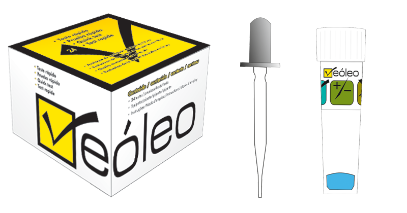 OLEOTEST - Kit de análise para óleo alimentar I 8 unidades