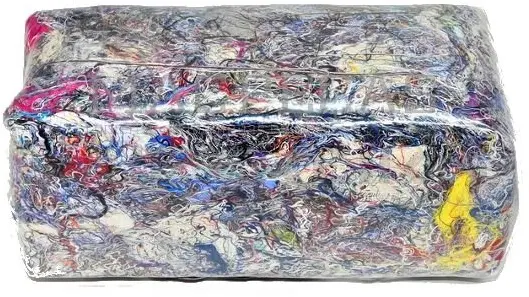 Desperdicios de limpeza com côr I Desperdicios em malha de algodão I Fardo de 25 kg