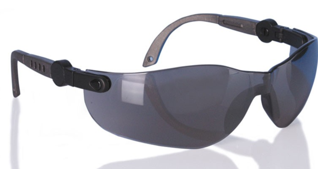[SAFE0010063-11385] Óculos de segurança I modelo: PHAETON ESCURO I Caixa de 12 unidades I SAFETOP