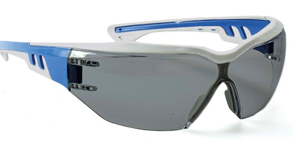 [SAFE0010065-10245] Óculos de segurança I modelo: PRISTINA ESCURO I Caixa de 12 unidades I SAFETOP