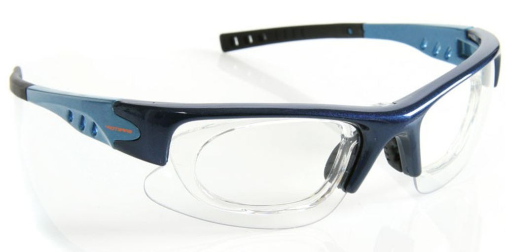 Óculos de segurança com binocular I caixa de 12 unidades I SAFETOP