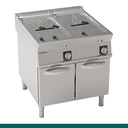 Fritadeira elétrica TECNOINOX com bancada I Cuba dupla 17+17 litros I Linha Tecno 90 I Modelo: FR87FE9