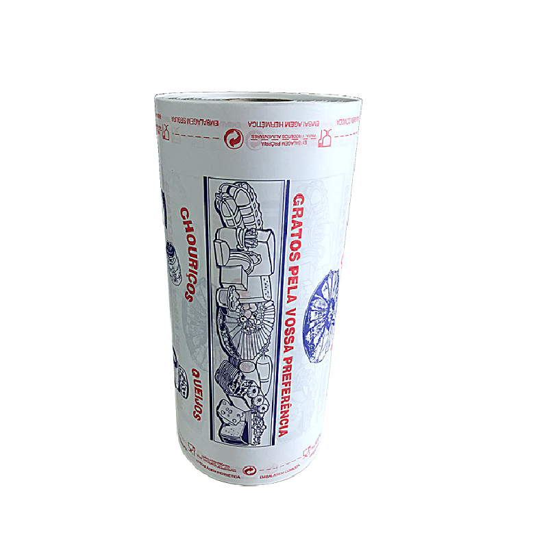 Bobine charcutaria e pastelaria I Papel plastificado impresso 45gr I Bobine 30cm-6kg