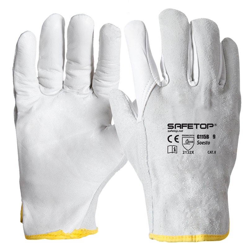 Luva de algodão branca I modelo: LIGHT PARADE I SAFETOP (cópia) (cópia)