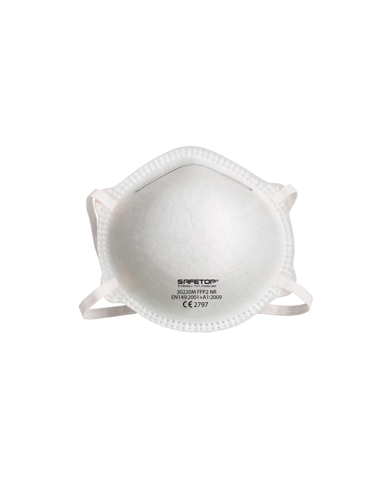 Máscara respiratória 30220M 20 unid  I modelo FF2 I SAFETOP