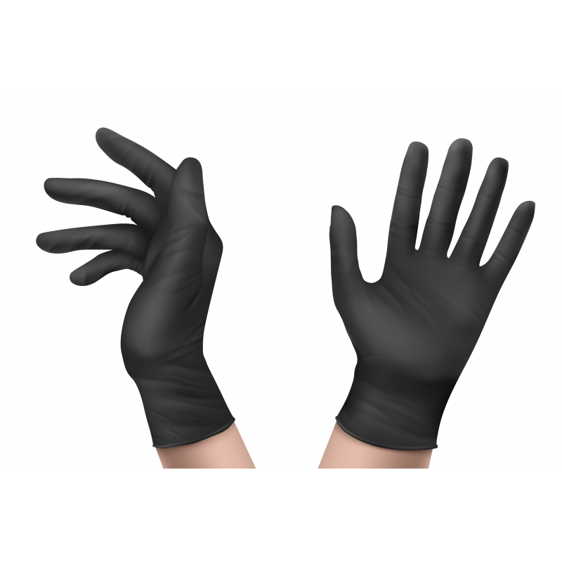 Luva  I 1 cx 100 unid 10 packs I modelo: NITRISAFE I SAFETOP