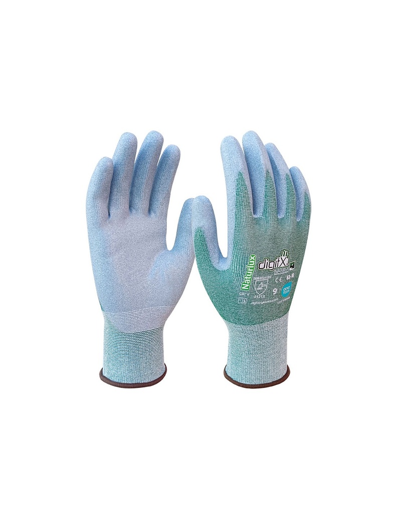 Luva de poiéster reciclado e nylon I modelo: NATURLUX I SAFETOP