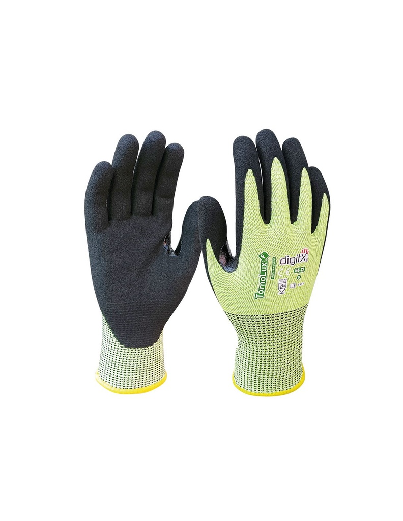 Luva  I anticorte TDM nível F com reforço  I modelo: TORNOLUX-F I SAFETOP