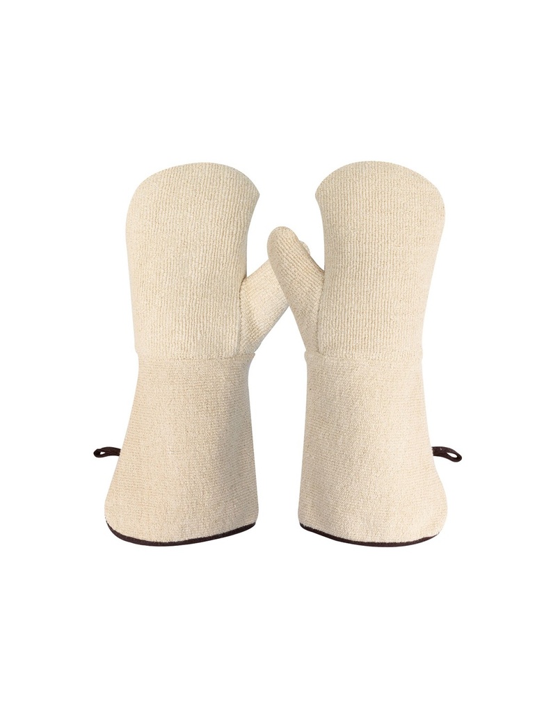 [SAFE14111-G406] Luva anticalórica 250ºC e anticorte C I pack 6 unidades caixa 36 pares I modelo:  MANOPLA TERRYTOP I SAFETOP