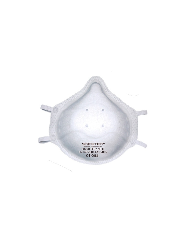 [SAFE0014114-30220] Máscara respiratória 30220  I pack 20 unid  I modelo: FFP2 I SAFETOP