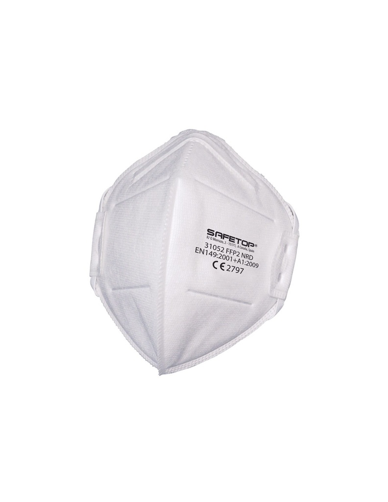 Máscara dobrável vertical sem válvula FFP2 I SAFETOP