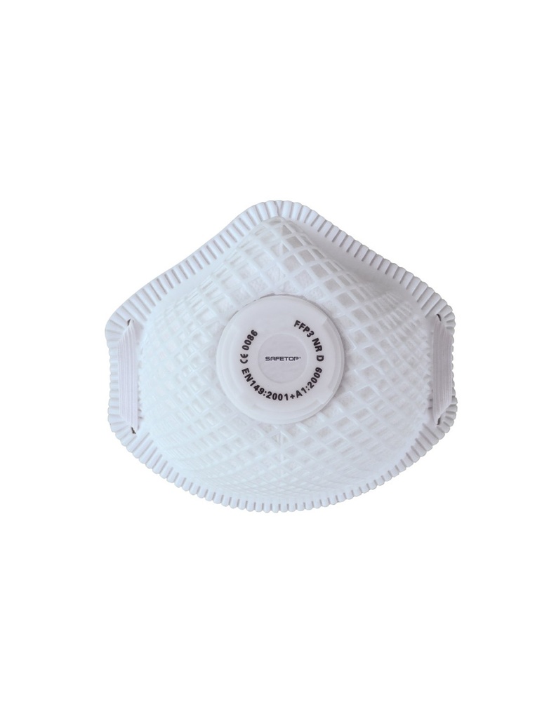 Máscara  c/válvula e malha protetora FFP3 I SAFETOP (cópia)