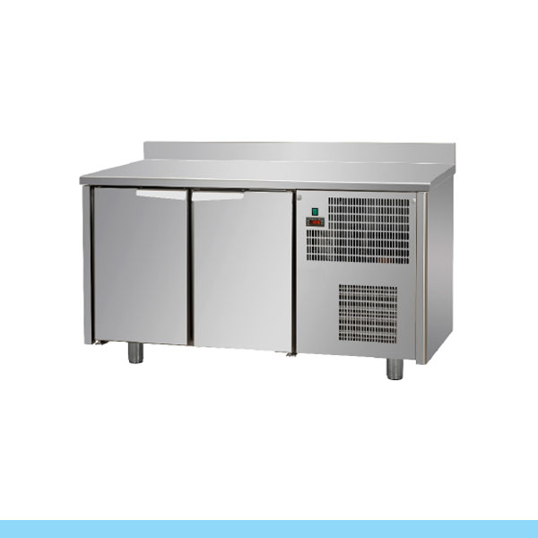 Bancada refrigerada de conservação em inox I Linha TECNODOM Série 600 GN 1/1 com 2 portas I Modelo: TF02MID60 (cópia)
